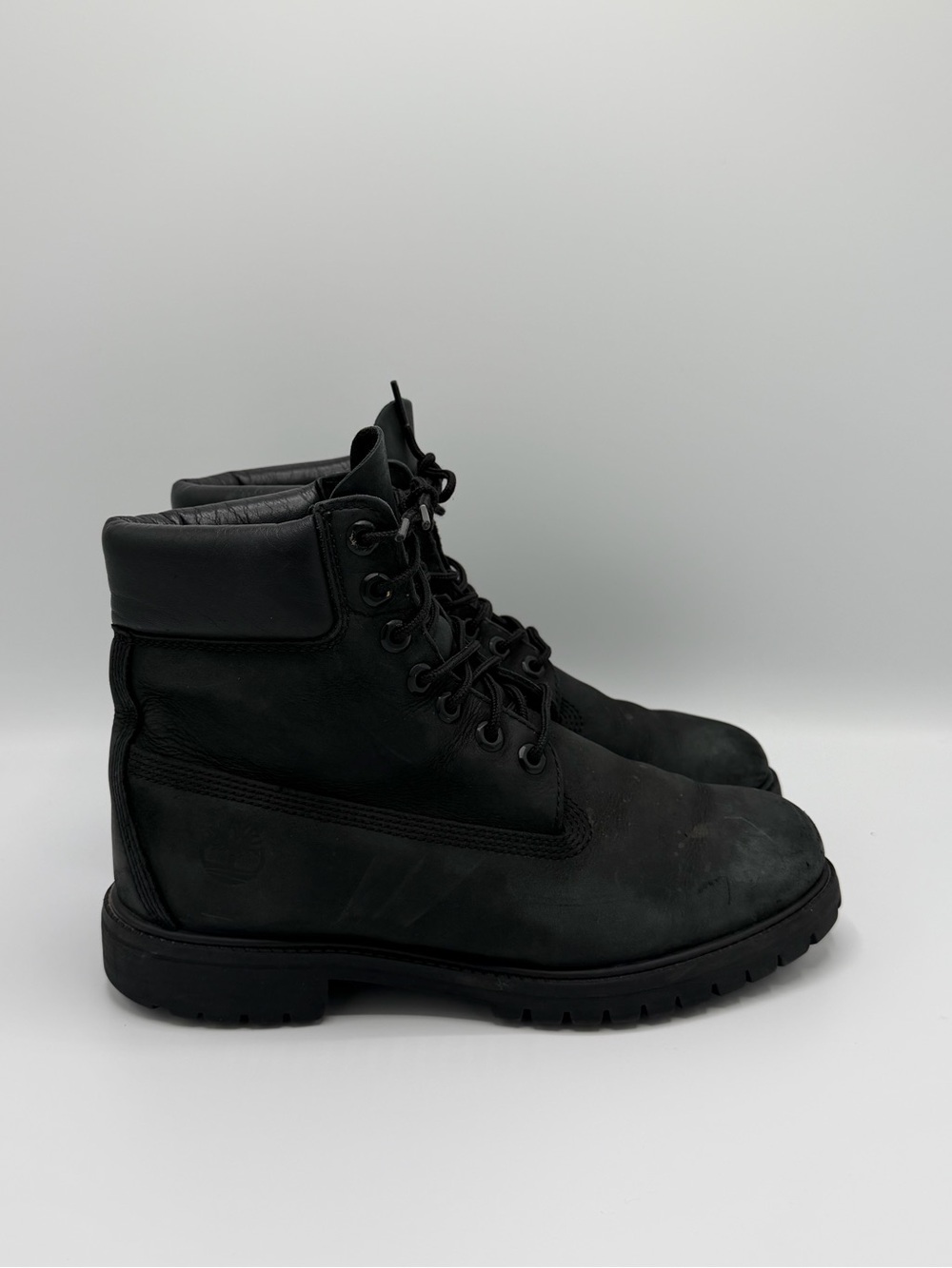 Timberland Men's Black Lace-Up Work Boots #timberland boots
